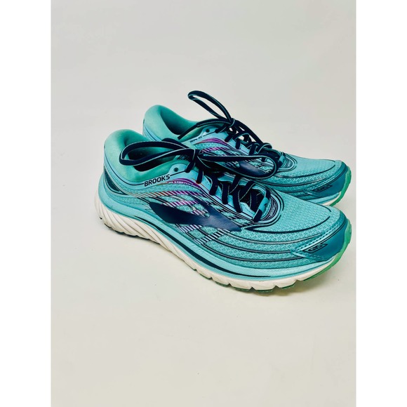 Brooks Shoes - Brooks Glycerin 15 Teal Navy Blue Women's Running Shoe Sneaker Size 6